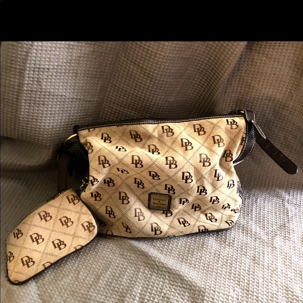 Brown Dooney and Bourke Hobo Bag